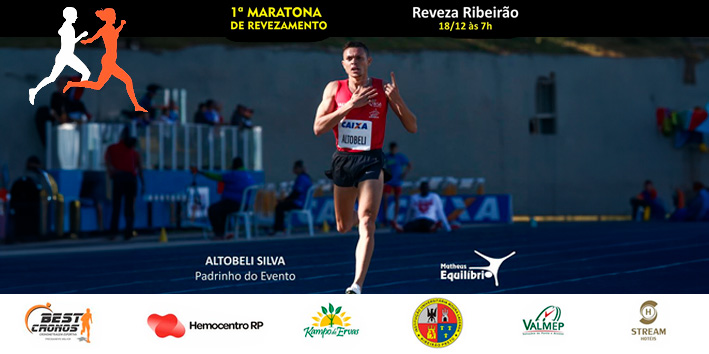 1 Maratona de Revezamento  REVEZA RIBEIRO + Kampo de Ervas